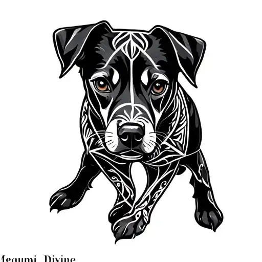 megumi divine dogs tattoo design idea
