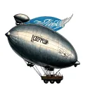 Led Zeppelin Blimp tattoo design idea
