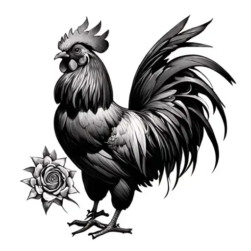 Alice In Chains Rooster tattoo design idea