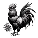 Alice In Chains Rooster tattoo design idea