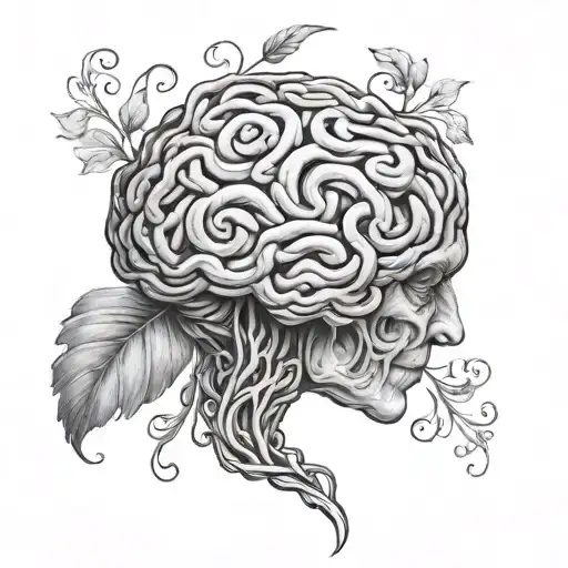 Alzheimer's disease tattoo design idea