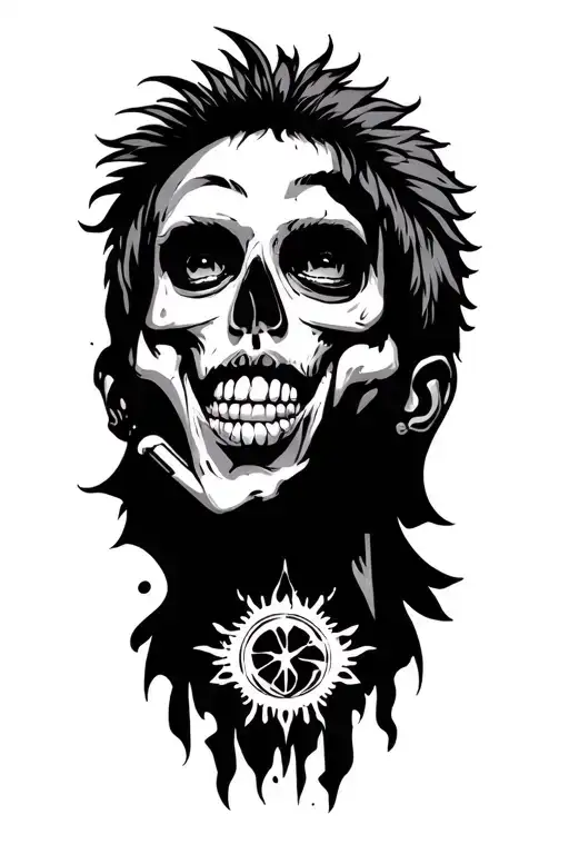 blink 182 audioslave greenday band symbols tattoo design idea