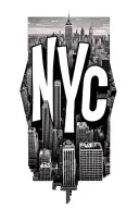 "NYC" "NYC" New York skyline in the background tattoo design idea