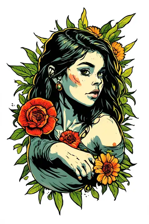 Survivor Of Abuse tattoo design idea