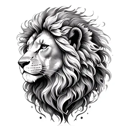 Leo And Virgo tattoo design idea