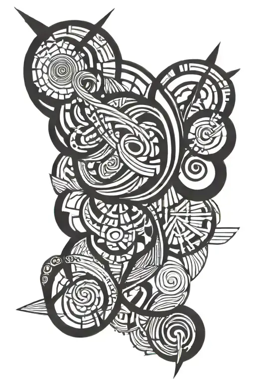 vein cut scars tattoo design idea