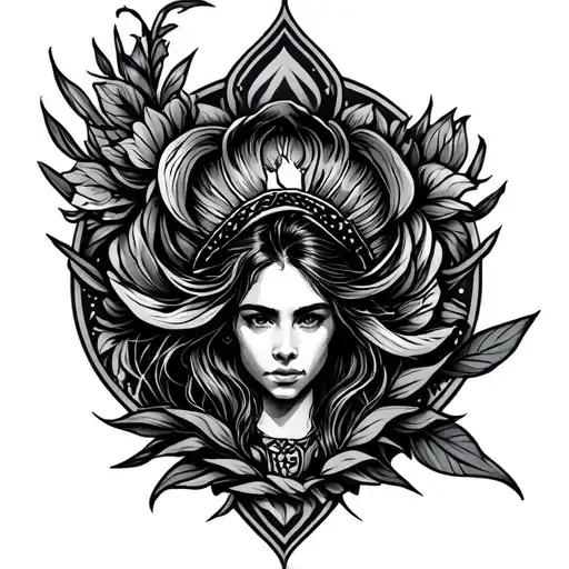 Family Protector tattoo design idea