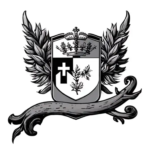 Portugal, Switzerland Origin roots tattoo design idea