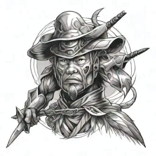 Raiden tattoo design idea