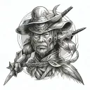 Raiden tattoo design idea