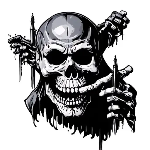 Master Of Puppets tattoo design idea