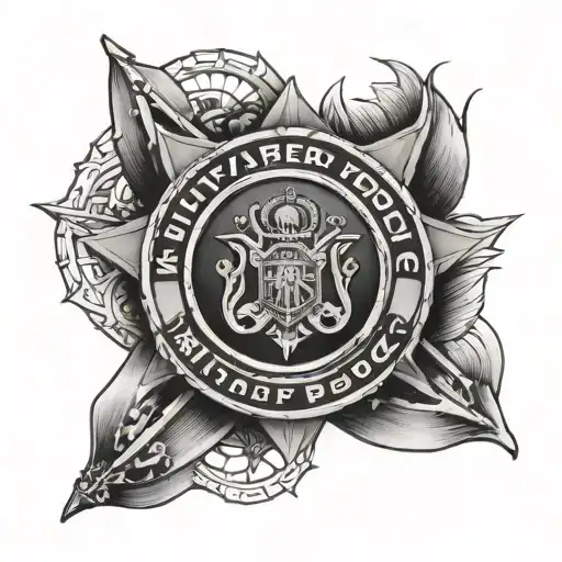 military police tattoo design idea