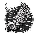 Chicken Wing tattoo design idea