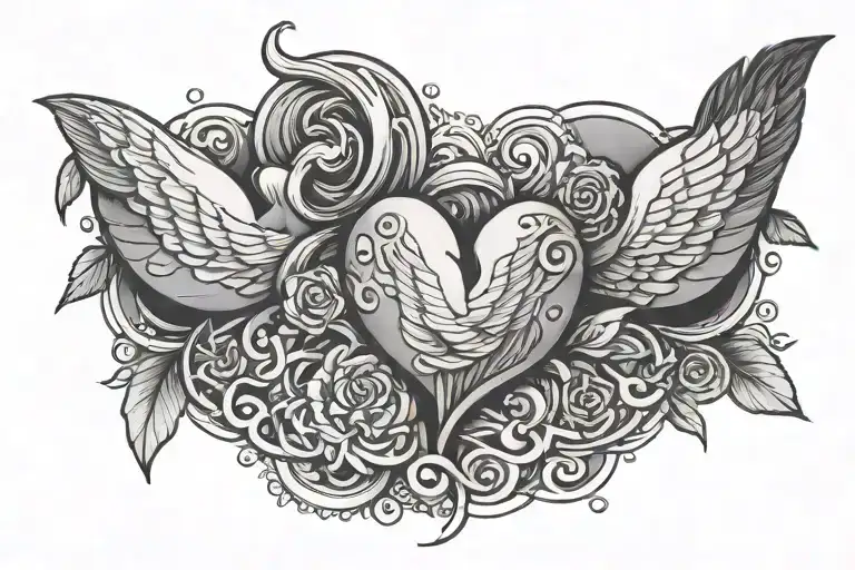 boobies tattoo design idea