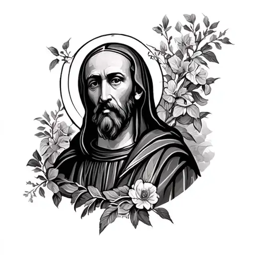 St Francis  tattoo design idea