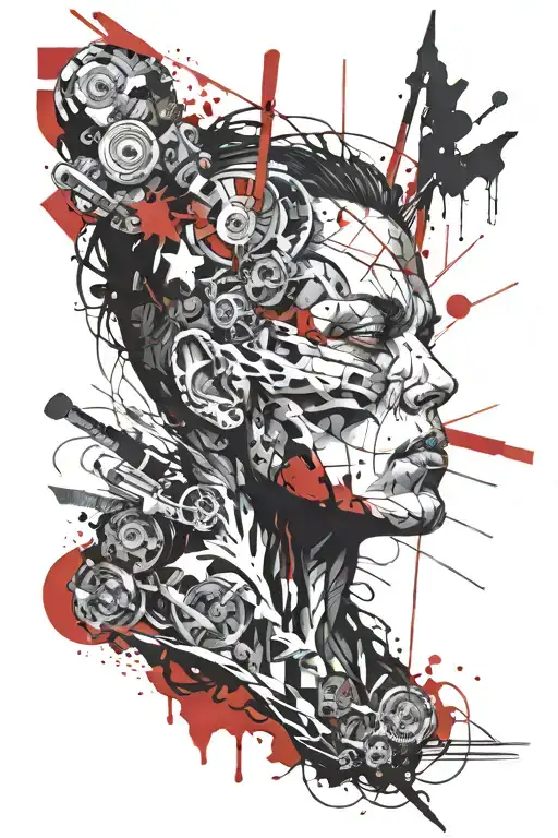 went to hell tattoo design idea