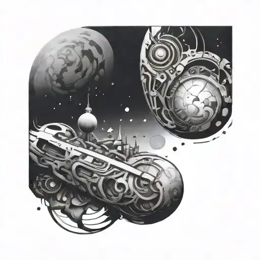 Filler Space tattoo design idea