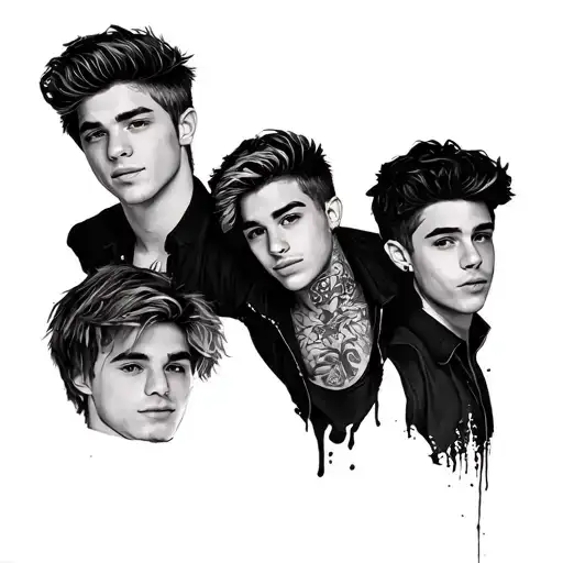 one direction representing tattoo design idea