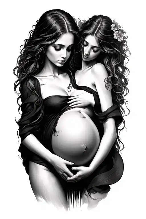 Ectopic Pregnancy tattoo design idea