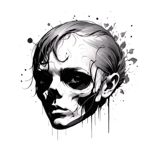 Dissociative Identity Disorder tattoo design idea