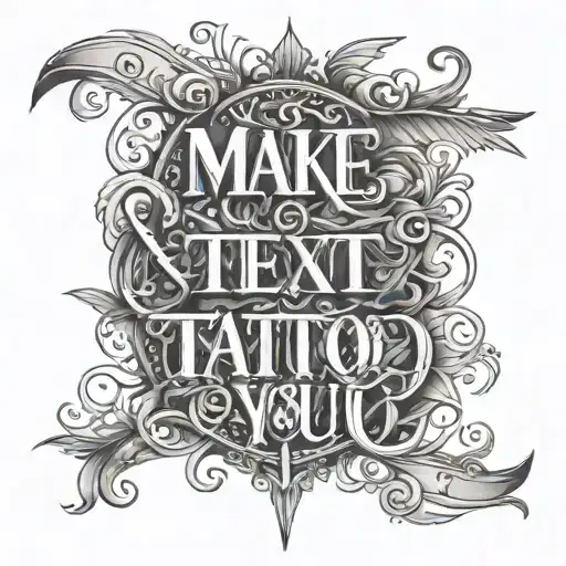 make a text tatto: Have I not commanded you? Be strong and courageous. Do not be afraid; do not be discouraged, for the  tattoo design idea