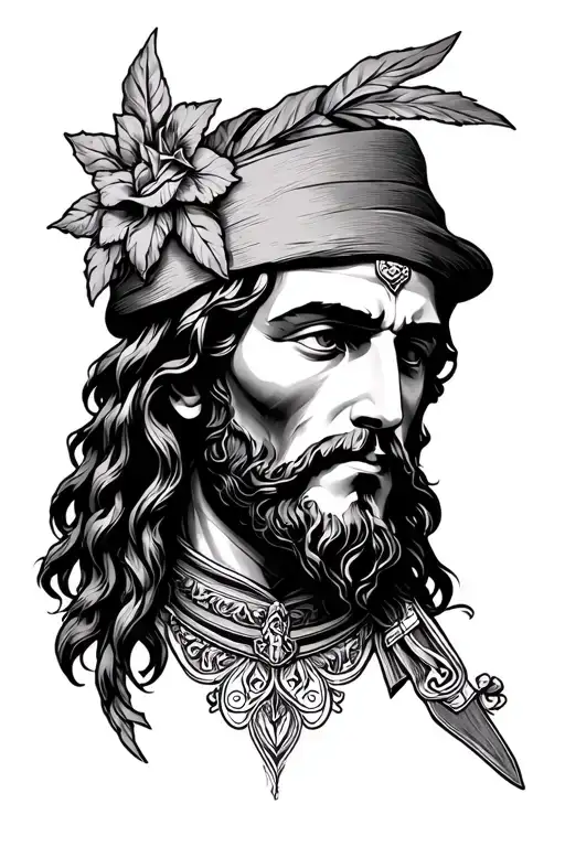 San Judas Tadeo tattoo design idea