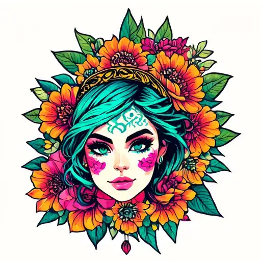 Good Vibes tattoo design idea