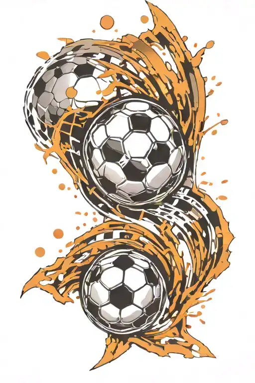 Soccer tattoo design idea