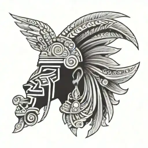 azteca tattoo design idea