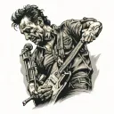 Bruce Springsteen tattoo design idea