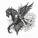 A tattoo inspired by the Mark of Sacrifice from the anime Berserk, drawn in a dark fantasy style. tattoo design idea