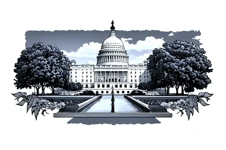 Washington Dc tattoo design idea