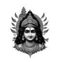 Laxmi name tattoo design idea