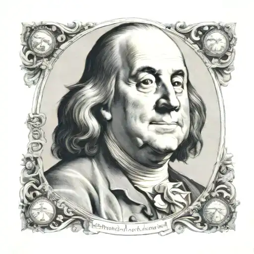 Benjamin Franklin tattoo design idea