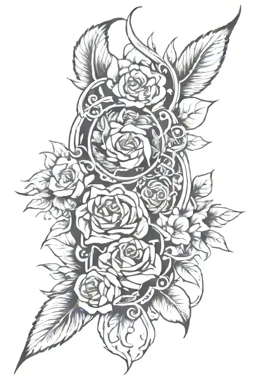 7 days of creation tattoo design idea