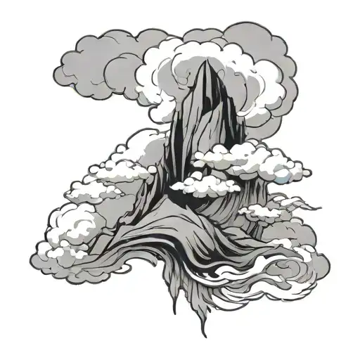 Akatsuki Cloud tattoo design idea