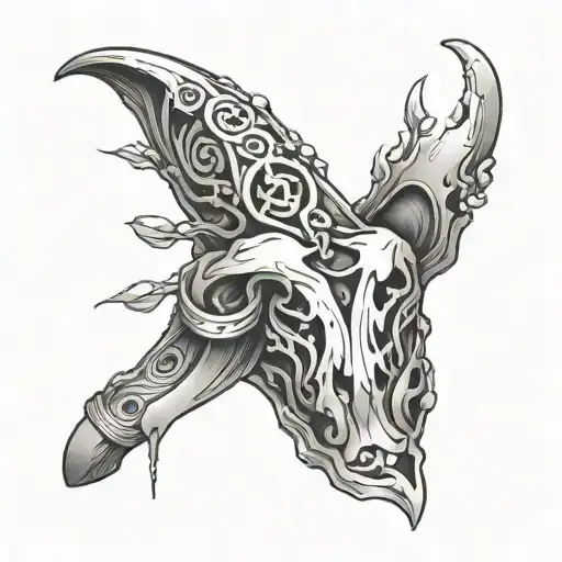 healing from a broken bone  tattoo design idea