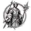 St Florian tattoo design idea