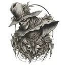 scarecrow from batman tattoo design idea
