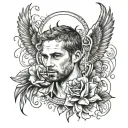 paul walker tattoo design idea