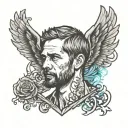 paul walker tattoo design idea