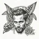 paul walker tattoo design idea