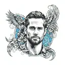 paul walker tattoo design idea