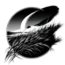 Dune Grass tattoo design idea