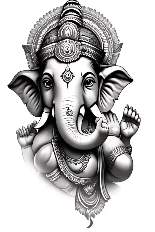 Lord Ganesha tattoo design idea