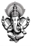 Lord Ganesha tattoo design idea