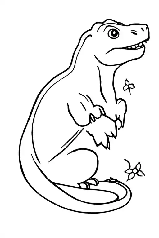 The land before time tattoo design idea