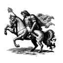 St George tattoo design idea