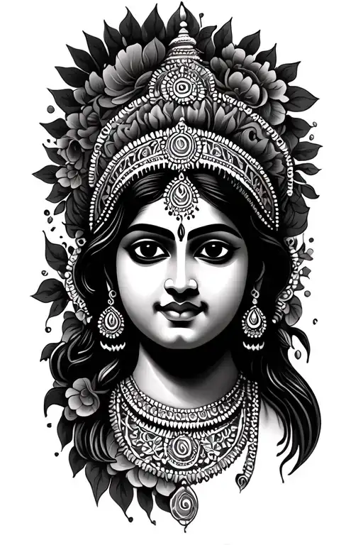 Indian Hindu marathi tattoo design idea