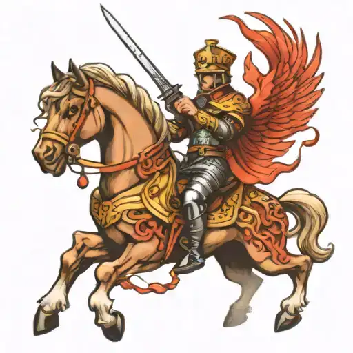 Saint George tattoo design idea